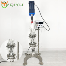 QIYU polypeptide Jacketed filter vacuum Glass Reaction system 100mL